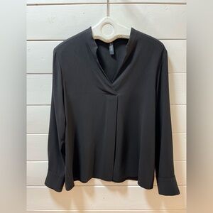 MARC CAIN Black Long Sleeve Blouse – Size L/XL (Estimated)